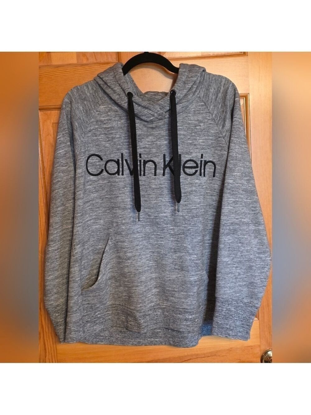Calvin Klein Gray Hoodie Logo